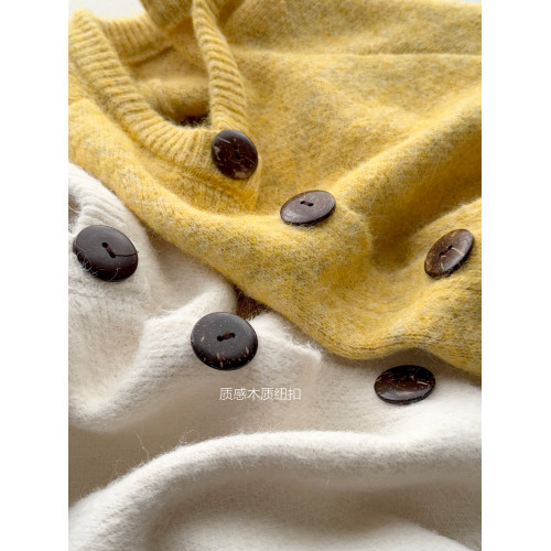 RENA慵懶風軟糯圓領開衫毛外套女2025早秋高級感寬松外穿針織上衣 RENA慵懶風軟糯圓領開衫毛外套女2025早秋高級感寬松外穿針織上衣