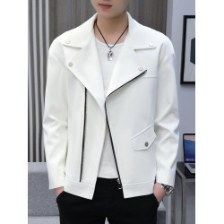 春秋季短款風衣男士英倫小西裝夾克休閒外套韓版加厚修身痞帥西服