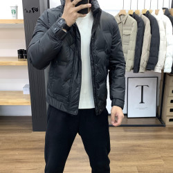 冬季白色輕薄羽絨服男潮牌帥氣2025年新款男士白鴨絨保暖短款外套