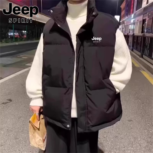 JEEP SPIRIT吉普青少年棉馬甲男士秋冬加厚保暖馬夾坎肩背心外套 JEEP SPIRIT吉普青少年棉馬甲男士秋冬加厚保暖馬夾坎肩背心外套