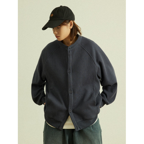 GoodNorth日系復古單排釦針織開衫圓領長袖衛衣外套中性男女同款 GoodNorth日系復古單排釦針織開衫圓領長袖衛衣外套中性男女同款