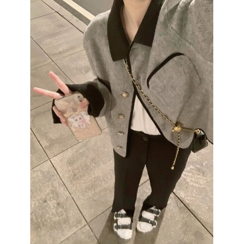 超好看小香風毛呢外套女春秋爆款大碼胖mm高級感夾棉短款呢子大衣 超好看小香風毛呢外套女春秋爆款大碼胖mm高級感夾棉短款呢子大衣