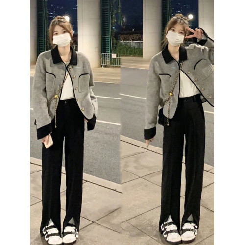 超好看小香風毛呢外套女春秋爆款大碼胖mm高級感夾棉短款呢子大衣 超好看小香風毛呢外套女春秋爆款大碼胖mm高級感夾棉短款呢子大衣