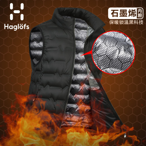 HAGLOFS火柴棍羽絨馬甲男女秋冬款白鴨絨坎肩背心石墨烯保暖外套 HAGLOFS火柴棍羽絨馬甲男女秋冬款白鴨絨坎肩背心石墨烯保暖外套