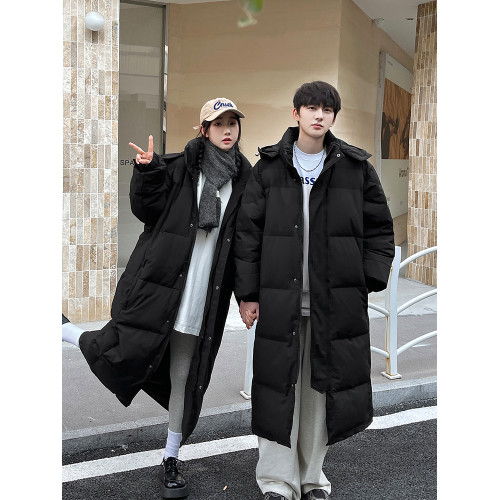 東北超長款過膝情侶冬季新款羽絨服男女保暖加厚寬松中戯防寒外套 東北超長款過膝情侶冬季新款羽絨服男女保暖加厚寬松中戯防寒外套