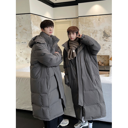 東北超長款過膝情侶冬季新款羽絨服男女保暖加厚寬松中戯防寒外套 東北超長款過膝情侶冬季新款羽絨服男女保暖加厚寬松中戯防寒外套