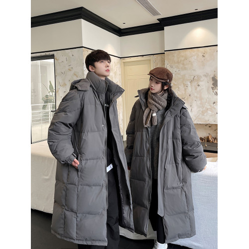 東北超長款過膝情侶冬季新款羽絨服男女保暖加厚寬松中戯防寒外套 東北超長款過膝情侶冬季新款羽絨服男女保暖加厚寬松中戯防寒外套