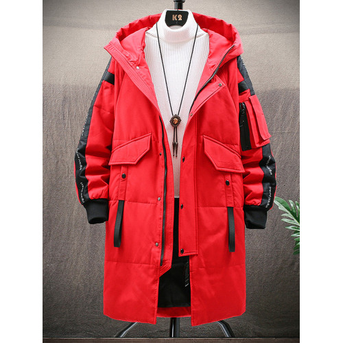 加厚工裝羽絨服男中長款2025冬季新款潮流休閒連帽白鴨絨保暖外套 加厚工裝羽絨服男中長款2025冬季新款潮流休閒連帽白鴨絨保暖外套