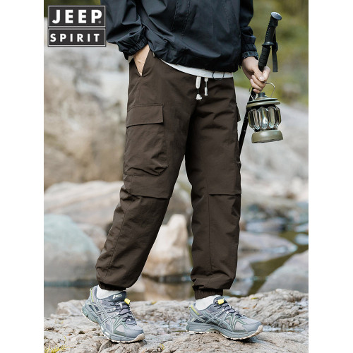 JEEP沖鋒羽絨褲男款登山長褲2025新款冬季戶外三防耐磨防寒工裝褲 JEEP沖鋒羽絨褲男款登山長褲2025新款冬季戶外三防耐磨防寒工裝褲