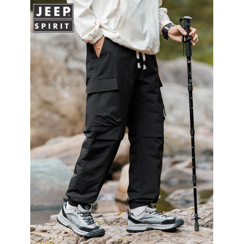 JEEP沖鋒羽絨褲男款登山長褲2025新款冬季戶外三防耐磨防寒工裝褲 JEEP沖鋒羽絨褲男款登山長褲2025新款冬季戶外三防耐磨防寒工裝褲