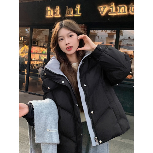 鴨鴨羽絨服女短款2025新款冬季時尚寬松顯瘦小個子加厚白鴨絨外套 鴨鴨羽絨服女短款2025新款冬季時尚寬松顯瘦小個子加厚白鴨絨外套