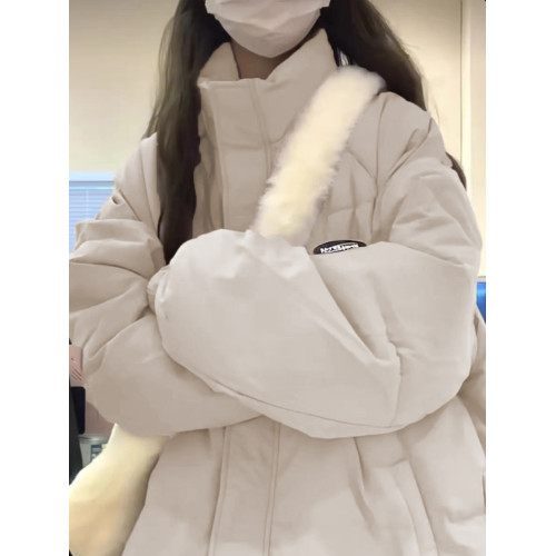 白色羽絨服女2025新款冬季外套韓系短款棉服小個子學生棉襖麵包服 白色羽絨服女2025新款冬季外套韓系短款棉服小個子學生棉襖麵包服