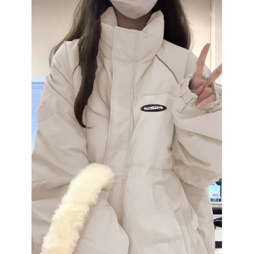 白色羽絨服女2025新款冬季外套韓系短款棉服小個子學生棉襖麵包服 白色羽絨服女2025新款冬季外套韓系短款棉服小個子學生棉襖麵包服