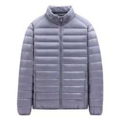 戶外輕薄羽絨服男女立領禦寒羽絨衣輕型保暖寬松休閒鴨絨棉衣外套