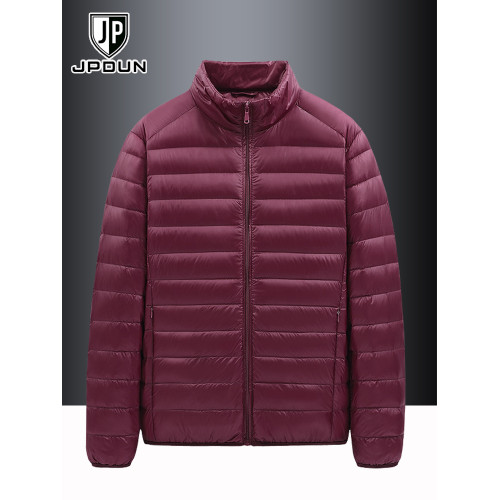 戶外輕薄羽絨服男女立領禦寒羽絨衣輕型保暖寬松休閒鴨絨棉衣外套 戶外輕薄羽絨服男女立領禦寒羽絨衣輕型保暖寬松休閒鴨絨棉衣外套