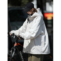 黑武士機能桑延沖鋒衣外套男款秋冬季工裝夾克短風衣