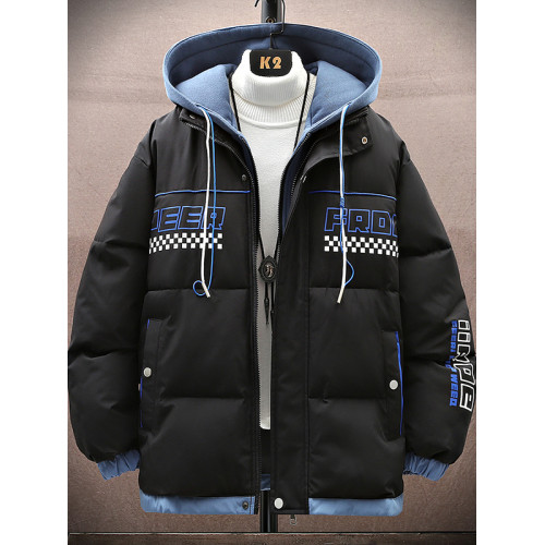 男士羽絨服2025新款潮流寬松休閒連帽加厚漸變棉衣青少年冬季外套 男士羽絨服2025新款潮流寬松休閒連帽加厚漸變棉衣青少年冬季外套