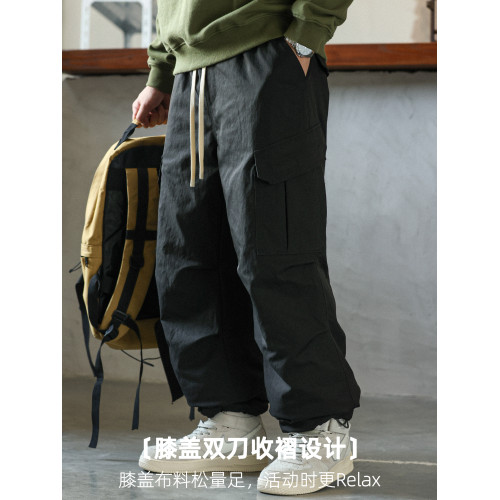 BGYO鹿起 冬季戶外工裝羽絨褲男保暖運動側邊口袋美式休閒長褲子 BGYO鹿起 冬季戶外工裝羽絨褲男保暖運動側邊口袋美式休閒長褲子