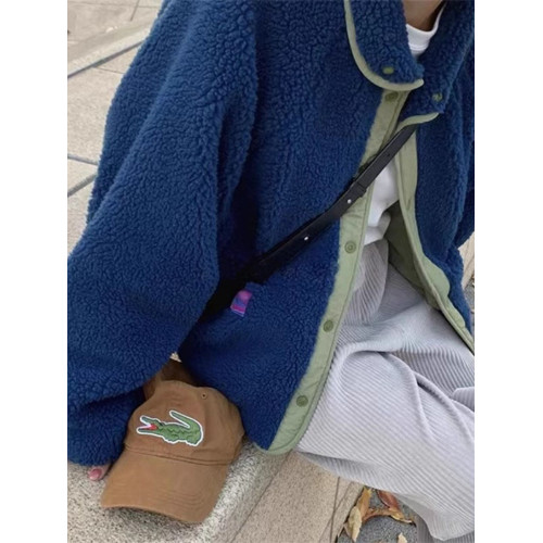 加厚羊羔毛外套女冬季新款韓版寬松撞色正反兩面穿搖粒絨立領上衣 加厚羊羔毛外套女冬季新款韓版寬松撞色正反兩面穿搖粒絨立領上衣