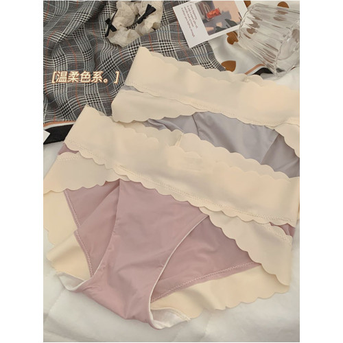 ins雲朵褲~顯腿長高開叉少女裸感冰絲無痕內褲桑蠶絲襠包臀三角褲 ins雲朵褲~顯腿長高開叉少女裸感冰絲無痕內褲桑蠶絲襠包臀三角褲