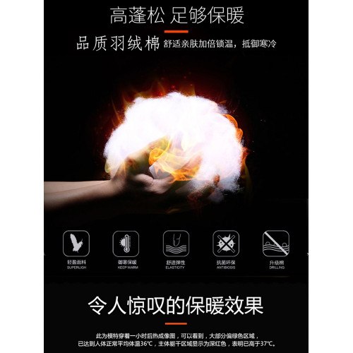 羽絨服保暖加厚棉衣男士秋冬季新款連帽棉服上衣休閒防風外套棉襖 羽絨服保暖加厚棉衣男士秋冬季新款連帽棉服上衣休閒防風外套棉襖