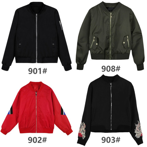 小個子短款外套女2025年秋冬新款夾克衫飛行員服夾棉開衫棒球服女 小個子短款外套女2025年秋冬新款夾克衫飛行員服夾棉開衫棒球服女