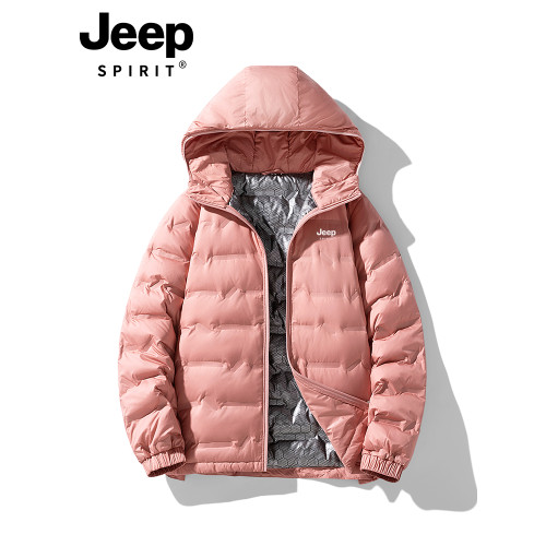 JEEP輕薄羽絨服女款2024新款冬季媽媽白鴨絨薄款短款連帽女士外套 JEEP輕薄羽絨服女款2024新款冬季媽媽白鴨絨薄款短款連帽女士外套