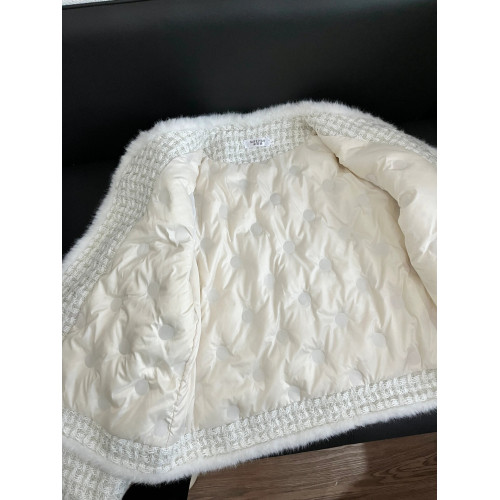 白色小香風羽絨服外套女2025新款秋冬季高級感夾棉加厚小個子短款 白色小香風羽絨服外套女2025新款秋冬季高級感夾棉加厚小個子短款