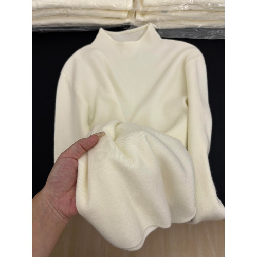 CHAO級推薦!慵懶風奶白色羊毛立領毛衣女秋季新款軟糯長袖針織衫 CHAO級推薦!慵懶風奶白色羊毛立領毛衣女秋季新款軟糯長袖針織衫