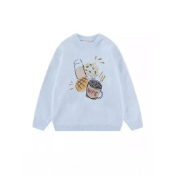 韓系軟糯圓領針織衫毛衣女2025秋冬新款寬松慵懶風套頭百搭上衣潮