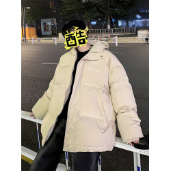 棉服男潮牌冬季加絨加厚外套ins羽絨棉衣情侶寬松學生麵包服港風