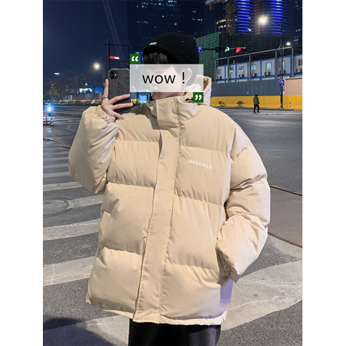 棉服男潮牌冬季加絨加厚外套ins羽絨棉衣情侶寬松學生麵包服港風 棉服男潮牌冬季加絨加厚外套ins羽絨棉衣情侶寬松學生麵包服港風