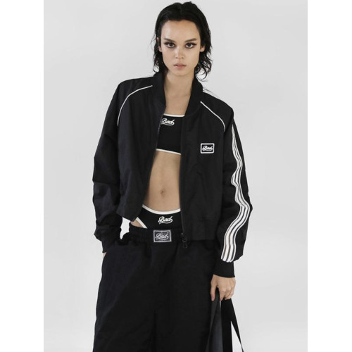 韓國badblood美式辣妹短外套女字母刺綉復古上衣小衆休閒棒球服潮 韓國badblood美式辣妹短外套女字母刺綉復古上衣小衆休閒棒球服潮