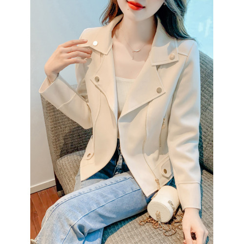 150小個子麂皮絨風衣外套女155春秋季短款夾克高級感小衆上衣xs碼 150小個子麂皮絨風衣外套女155春秋季短款夾克高級感小衆上衣xs碼