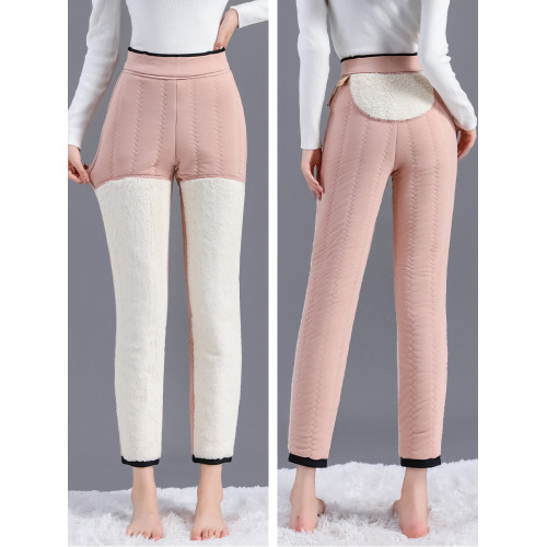 羊毛棉褲女外穿冬季加絨加厚高腰護膝打底褲東北特厚大碼保暖褲 羊毛棉褲女外穿冬季加絨加厚高腰護膝打底褲東北特厚大碼保暖褲