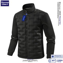 WASSUP LINE羽絨服男款2025新款冬季保暖冬裝沖鋒衣內膽登山外套