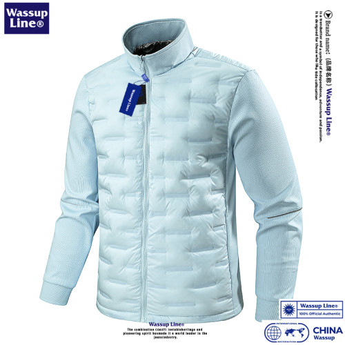 WASSUP LINE羽絨服男款2025新款冬季保暖冬裝沖鋒衣內膽登山外套 WASSUP LINE羽絨服男款2025新款冬季保暖冬裝沖鋒衣內膽登山外套