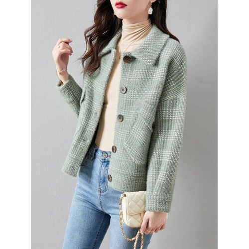 秋季新款外套女裝2025春秋爆款仿貂絨女士短款洋氣小香風秋冬上衣 秋季新款外套女裝2025春秋爆款仿貂絨女士短款洋氣小香風秋冬上衣