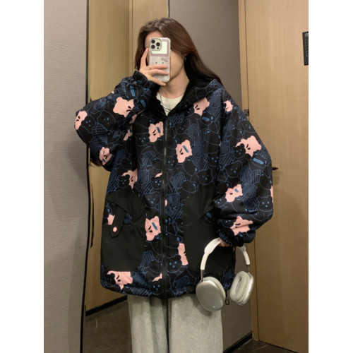 兩面穿羊羔毛外套女秋冬季加絨加厚夾克2025新款初中學生大童棉服 兩面穿羊羔毛外套女秋冬季加絨加厚夾克2025新款初中學生大童棉服