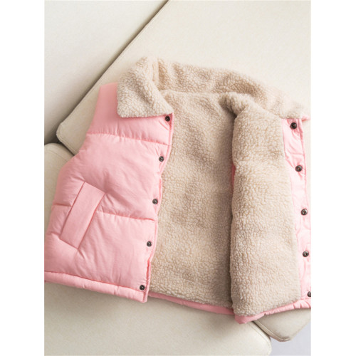 兒.童加絨加厚羽絨棉馬甲5秋冬季新款男女寶寶韓版羊羔絨馬夾背心 兒.童加絨加厚羽絨棉馬甲5秋冬季新款男女寶寶韓版羊羔絨馬夾背心