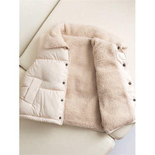 兒.童加絨加厚羽絨棉馬甲5秋冬季新款男女寶寶韓版羊羔絨馬夾背心 兒.童加絨加厚羽絨棉馬甲5秋冬季新款男女寶寶韓版羊羔絨馬夾背心