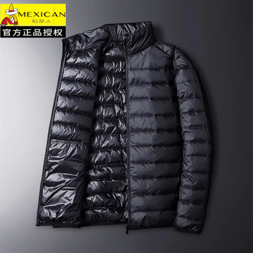 稻草人輕薄羽絨服男2025年秋冬立領修身運動短款休閒保暖外套男士 稻草人輕薄羽絨服男2025年秋冬立領修身運動短款休閒保暖外套男士