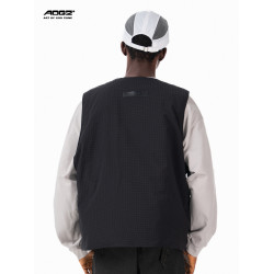 AOGZ羽絨服馬甲男款輕薄外穿2025新款90白鴨絨美式情侶背心馬夾女