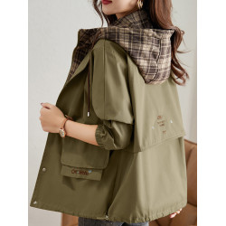 歐貨超火風衣外套女款春秋2025新款爆款減齡氣質休閒寬松媽媽上衣