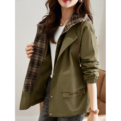 歐貨超火風衣外套女款春秋2025新款爆款減齡氣質休閒寬松媽媽上衣 歐貨超火風衣外套女款春秋2025新款爆款減齡氣質休閒寬松媽媽上衣