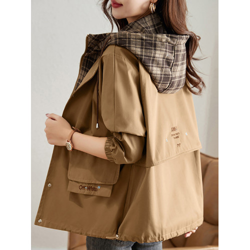 歐貨超火風衣外套女款春秋2025新款爆款減齡氣質休閒寬松媽媽上衣 歐貨超火風衣外套女款春秋2025新款爆款減齡氣質休閒寬松媽媽上衣