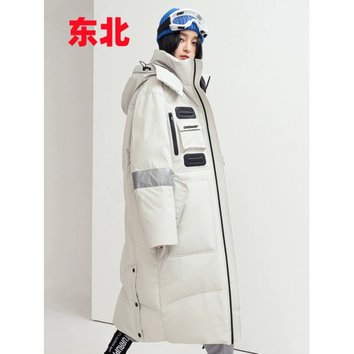 東北哈爾濱旅遊零下40度防寒羽絨服男女超厚長款工裝防水保暖外套 東北哈爾濱旅遊零下40度防寒羽絨服男女超厚長款工裝防水保暖外套