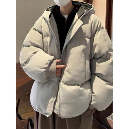 潮牌cityboy國潮寬松羽絨服男連帽加厚純色百搭學生麵包棉服大碼 潮牌cityboy國潮寬松羽絨服男連帽加厚純色百搭學生麵包棉服大碼