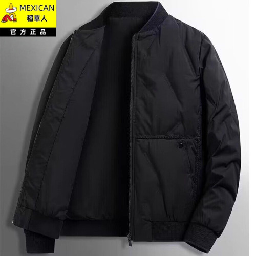 稻草人男士羽絨服秋冬季加厚保暖休閒立領修身防寒棉衣外套男潮流 稻草人男士羽絨服秋冬季加厚保暖休閒立領修身防寒棉衣外套男潮流