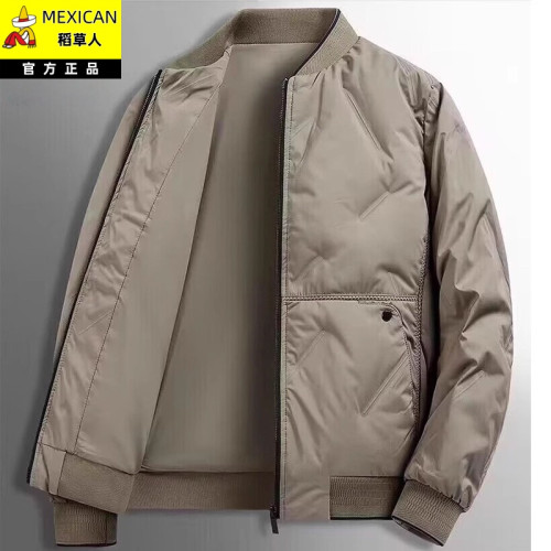 稻草人男士羽絨服秋冬季加厚保暖休閒立領修身防寒棉衣外套男潮流 稻草人男士羽絨服秋冬季加厚保暖休閒立領修身防寒棉衣外套男潮流